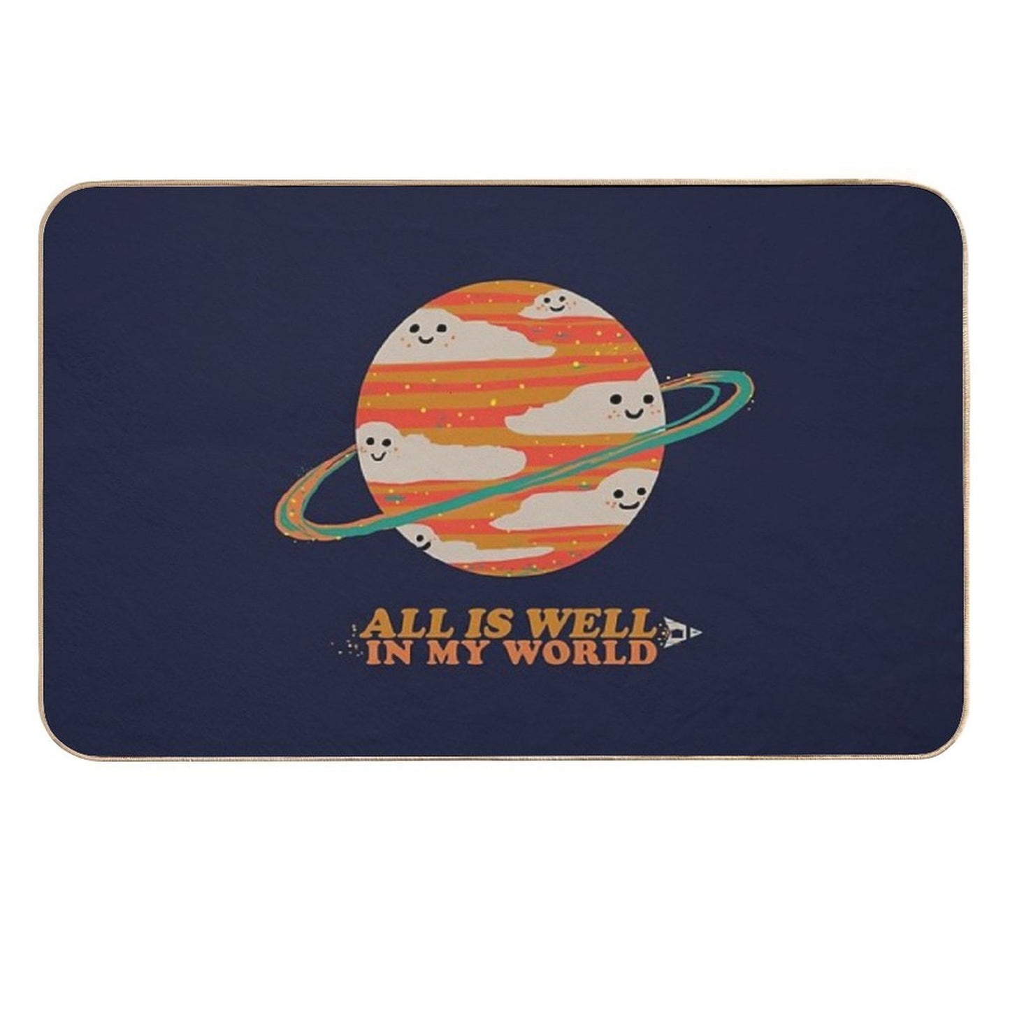 All Is Well in My World  Versatile Bath Mat