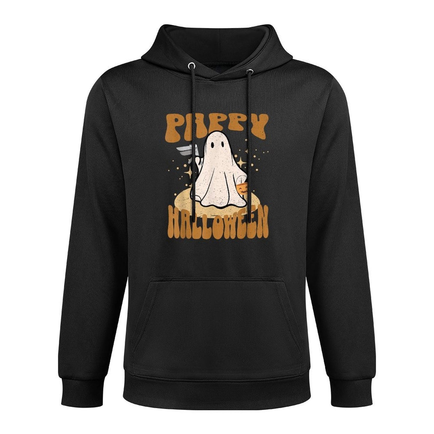 Groovy Funny Boo Ghost Nurses Pappy Halloween OBGYN Speculum Medium-Weight Fabric Hoodie