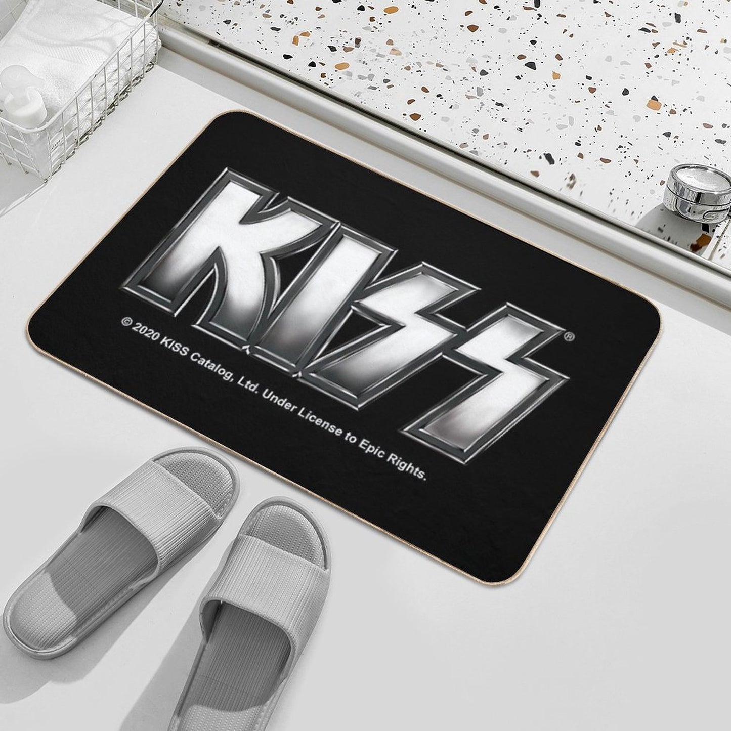 Kiss Fan Art, Kiss Band, Kiss Music, Kiss The Band, Kiss Fanart  Toxin-Free Bath Mat