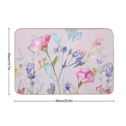 Flower Field II  Versatile Bath Mat