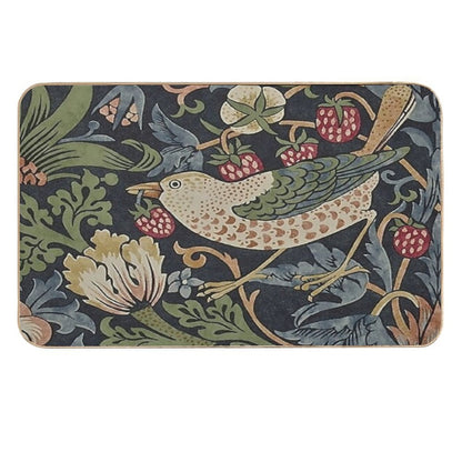 William Morris Strawberry Thief.01  Odorless Bath Mat
