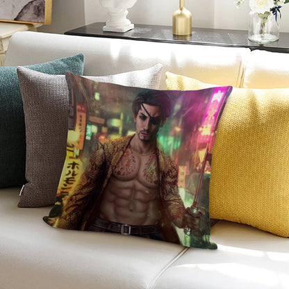 Majima Goro Soft Durable Construction Throw Pillow