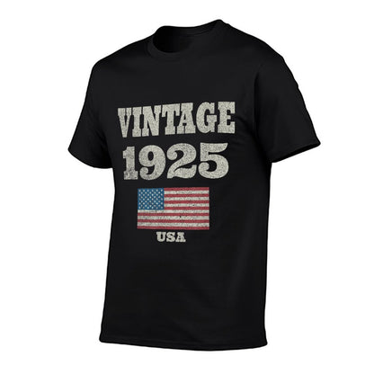 100th Birthday Patriotic Vintage Retro 1925 American  Versatile T-Shirt