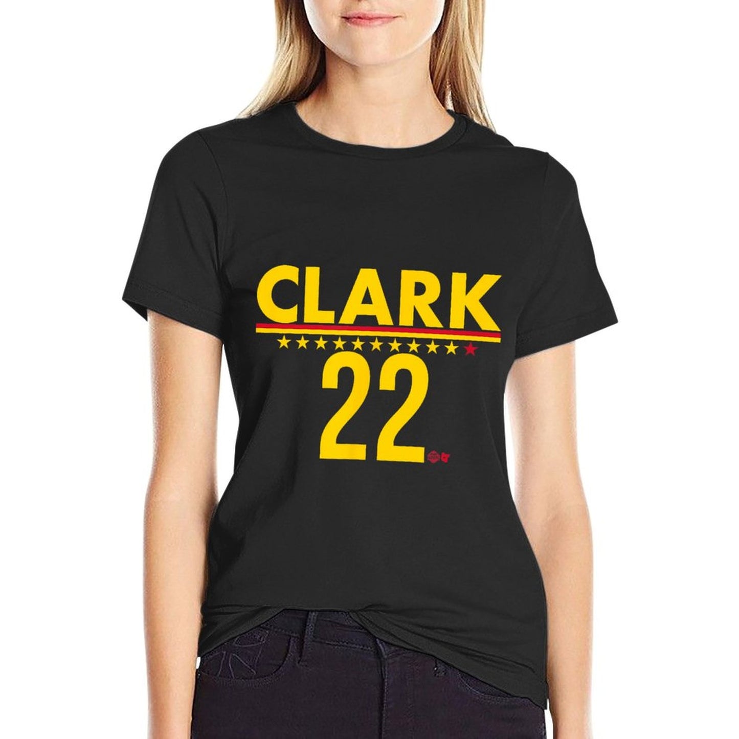 BreakingT Caitlin Clark IND 22 - Indiana Basketball, Small, Blue Odor-resistant T-Shirt