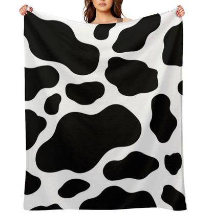 Cow Animal Print Cowboy And Country Ranch Farm Style Durable Throw Blanket