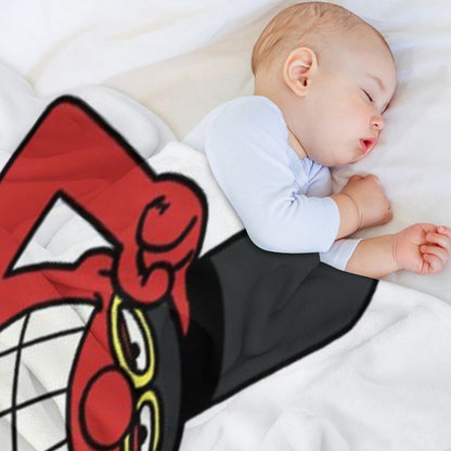 Whammy with Hat And Cane Plush Throw Blanket