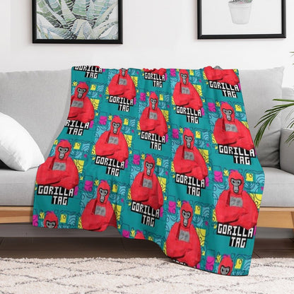 Gorilla Tag Cools Red 4 Compact Throw Blanket