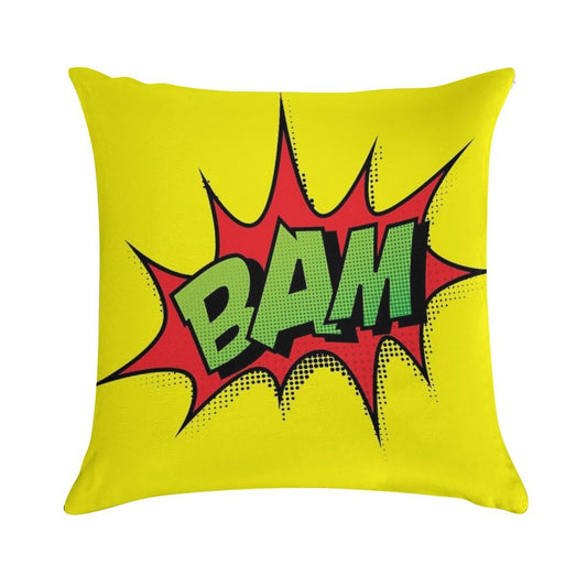 Bam Soft Fade-Resistant Throw Pillow