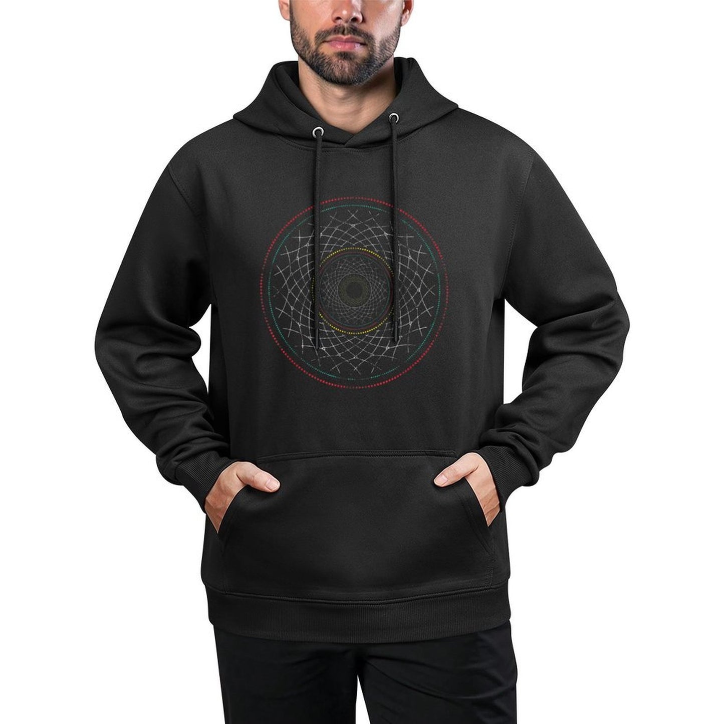 Asian Diwali Hindu Pilates Yoga Art Gift Mandala Unisex Design Hoodie