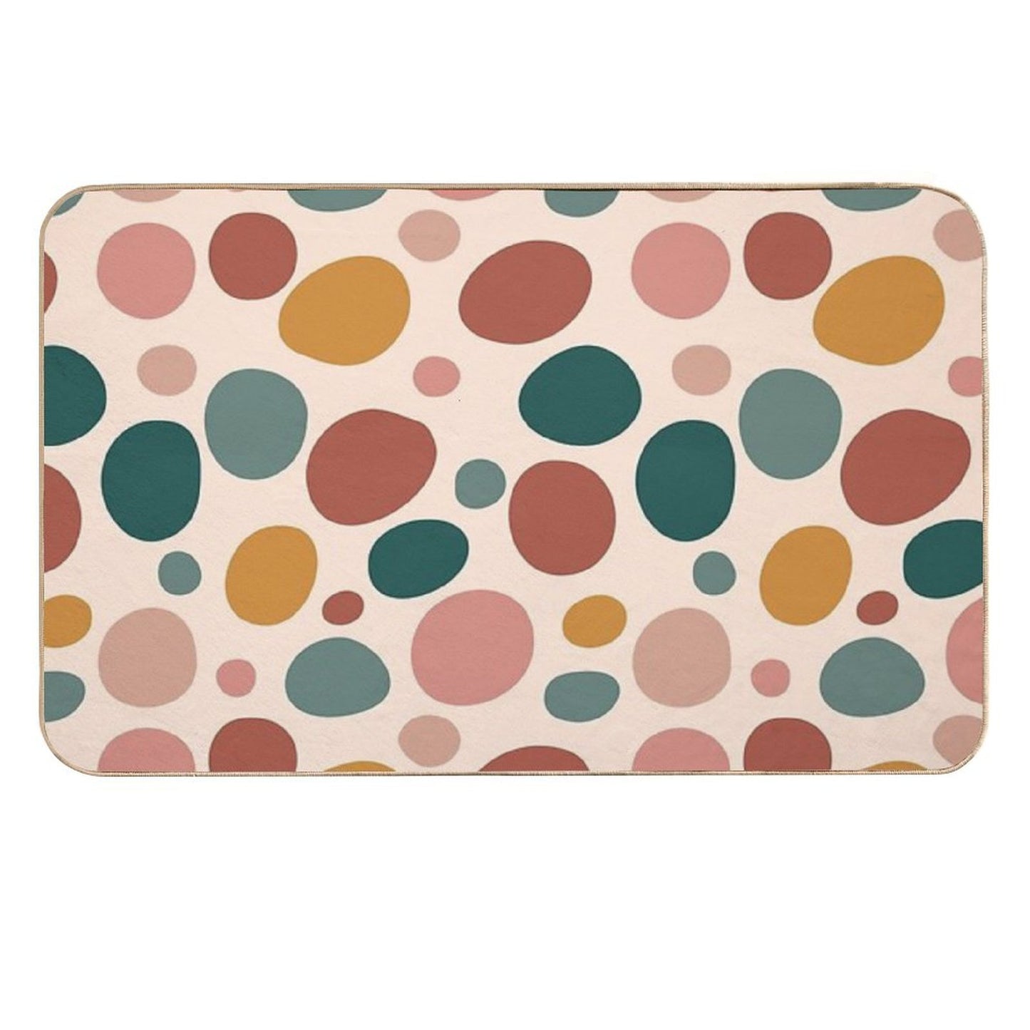 Cheetah Pattern 02 - Horizon Palette  Anti-Trip Bath Mat