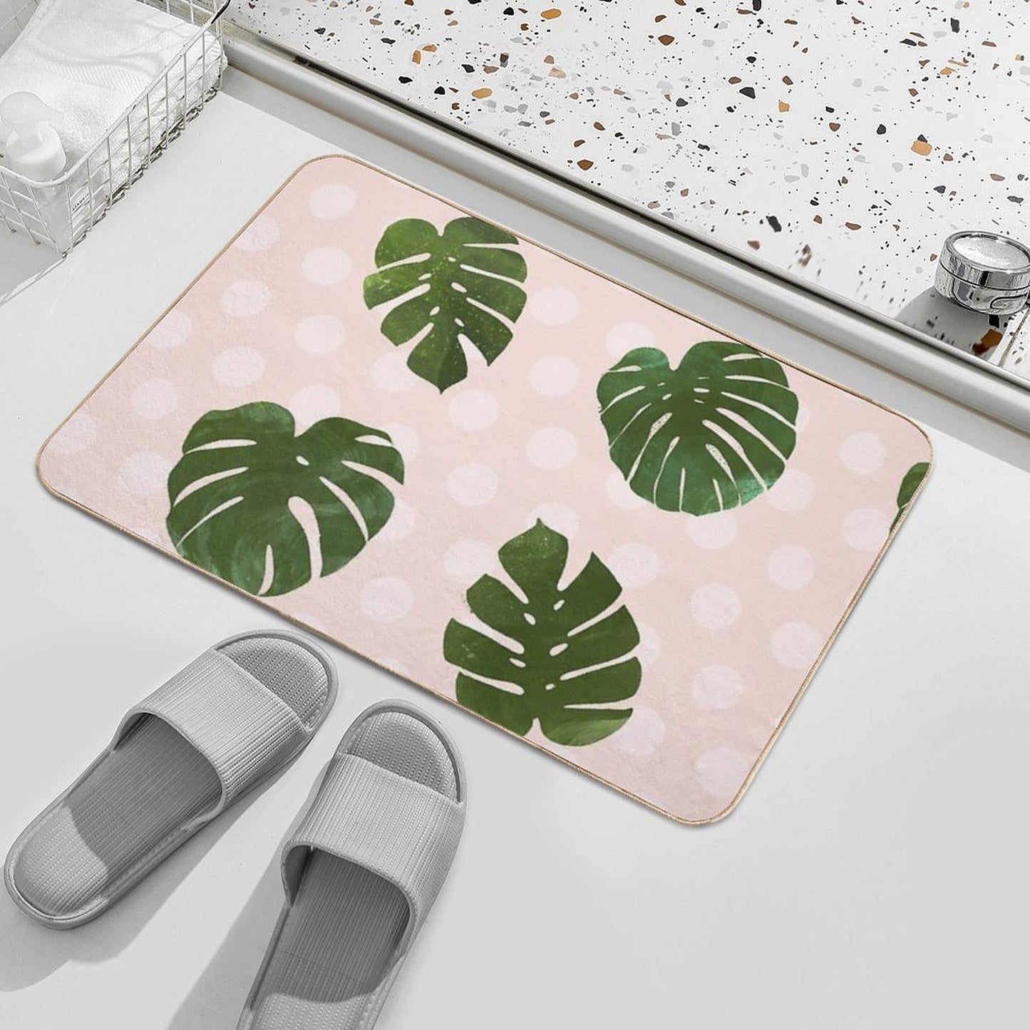 Botanical Monstera  Multi-Purpose Bath Mat
