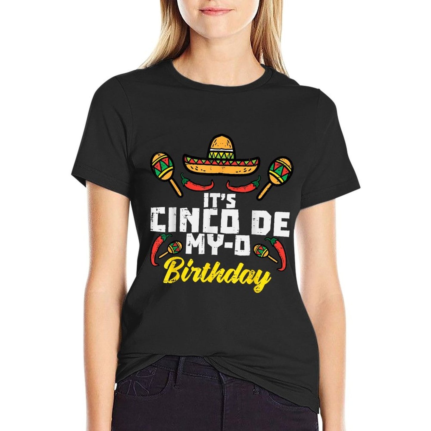 It's Cinco De My-O Birthday Born On Mexican Party Boys Girls  Relaxed-fit T-Shirt