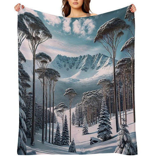 Mount Kosciuszko Versatility Throw Blanket