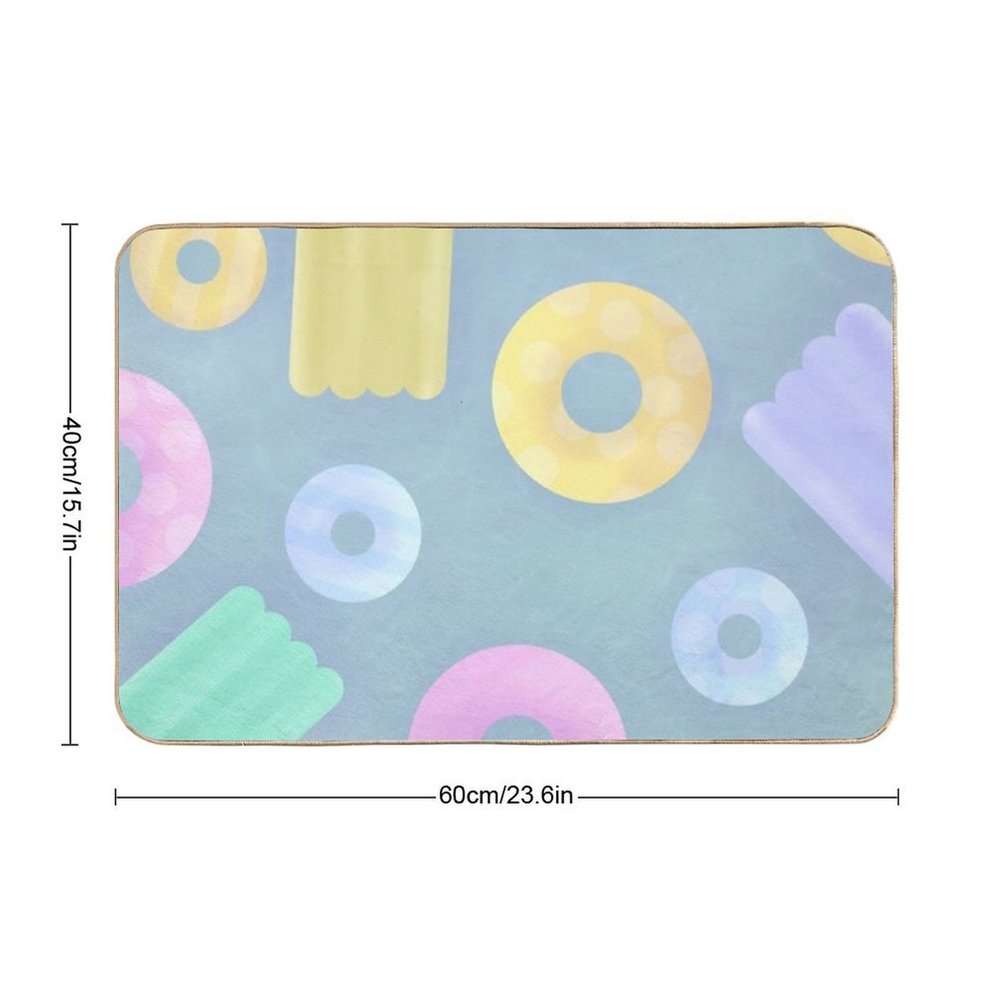 Pool  Repositionable Bath Mat