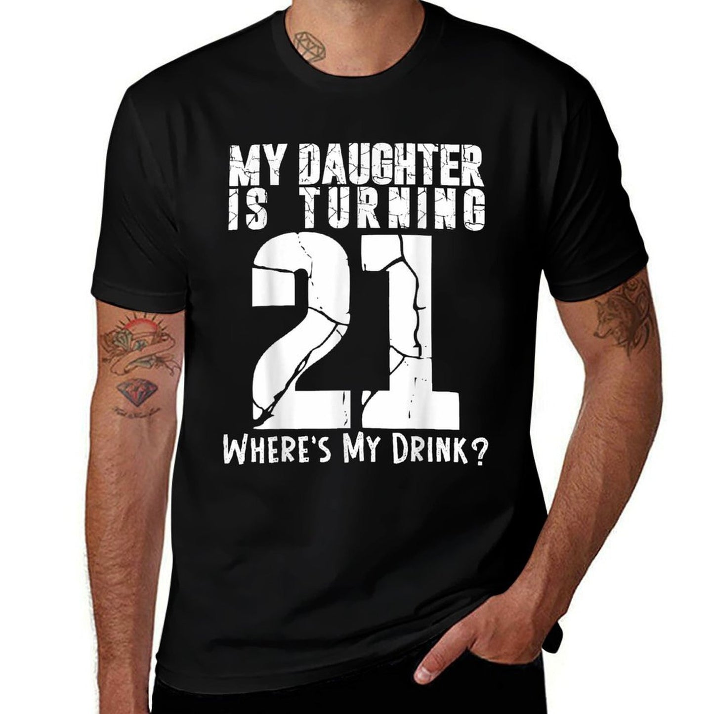 My Daughter Is Turning 21st Daughter Birthday  Soft T-Shirt