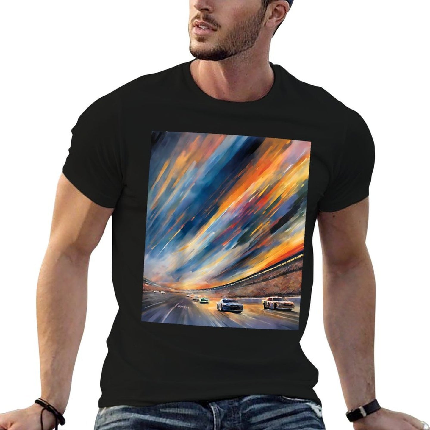 Twilight Pursuit V8 Raglan Baseball  Durable T-Shirt