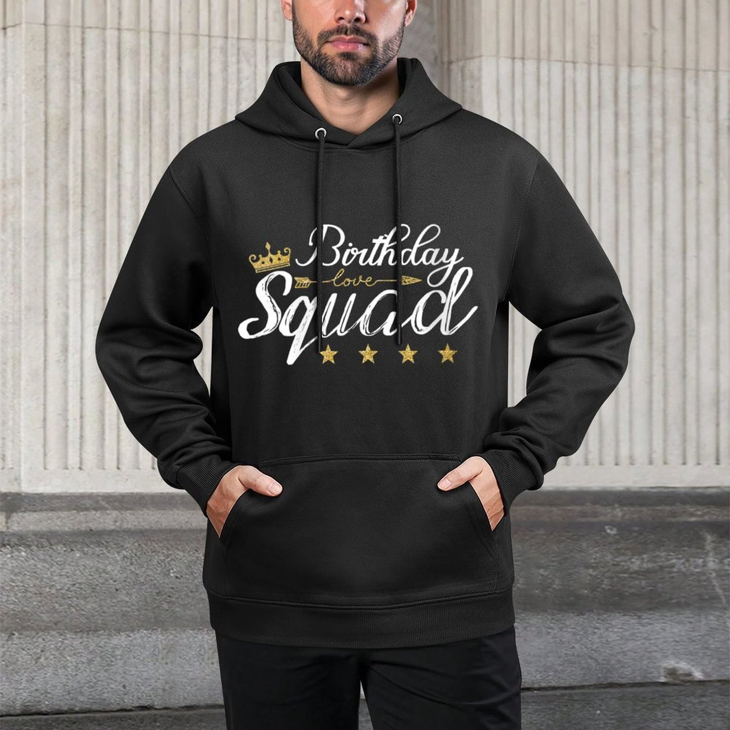 Womens Womens Birthday Squad Crown Fun B-Day Party Group for Women Unisex Design Hoodie