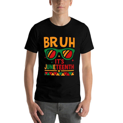Bruh Its Juneteenth Teacher Cool Juneteenth Boys Girls Kid  Eco-friendly Material T-Shirt