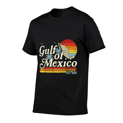 Golfo De México Retro Gulf of Mexico Est 1550 Comfortable T-Shirt