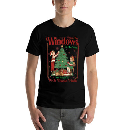 from The Windows to Walls Im About Deck These Halls Xmas  Fade-proof Color T-Shirt