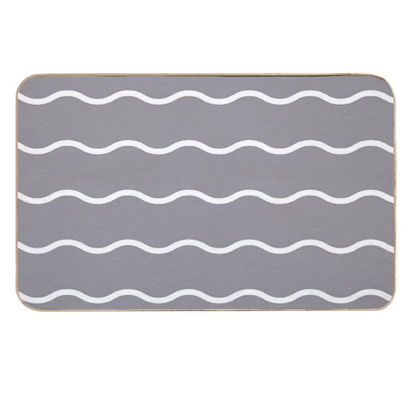 Wavy Lines  Versatile Bath Mat