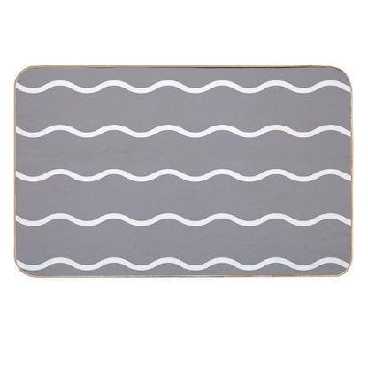Wavy Lines  Versatile Bath Mat