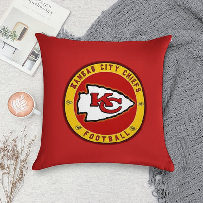 Chiefs-kansas Soft Home Decor Throw Pillow