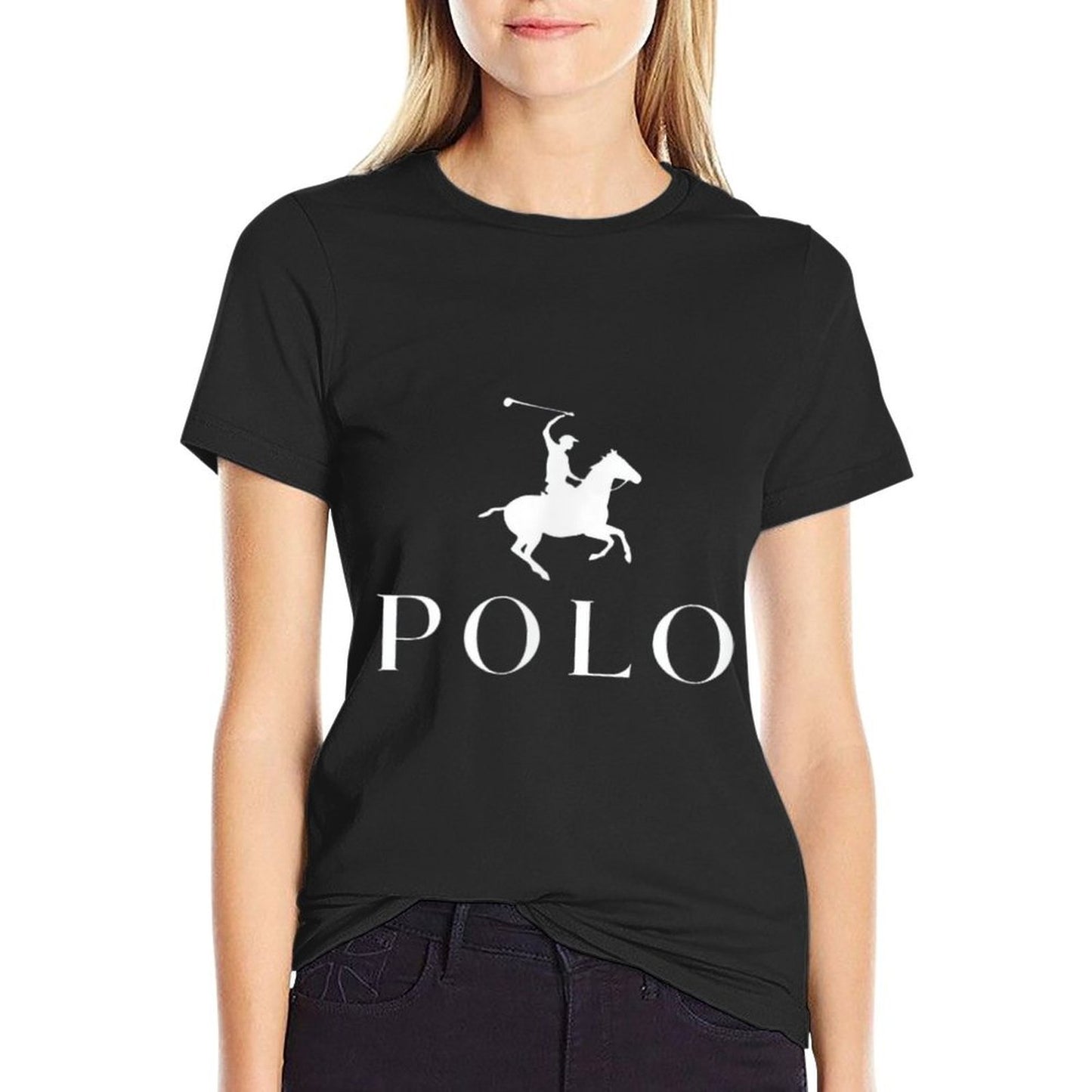 Horse Sports Polo Horse Riding  Easy-care T-Shirt