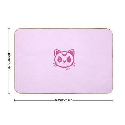 Angry Kitty  Non-Slip Bath Mat