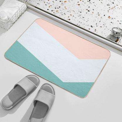 Chevron Pattern  Long-Lasting Bath Mat
