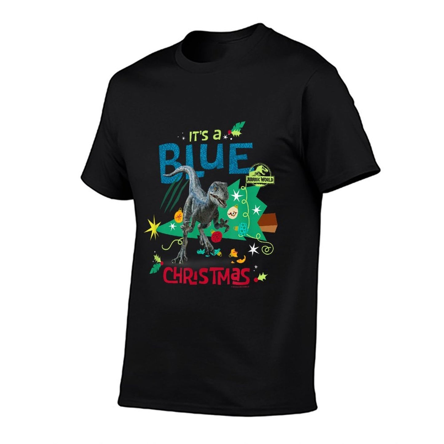 Jurassic World Blue Christmas With Blue The Raptor  Vintage-inspired T-Shirt
