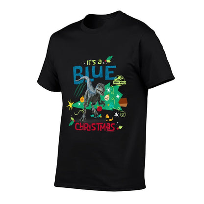 Jurassic World Blue Christmas With Blue The Raptor  Vintage-inspired T-Shirt