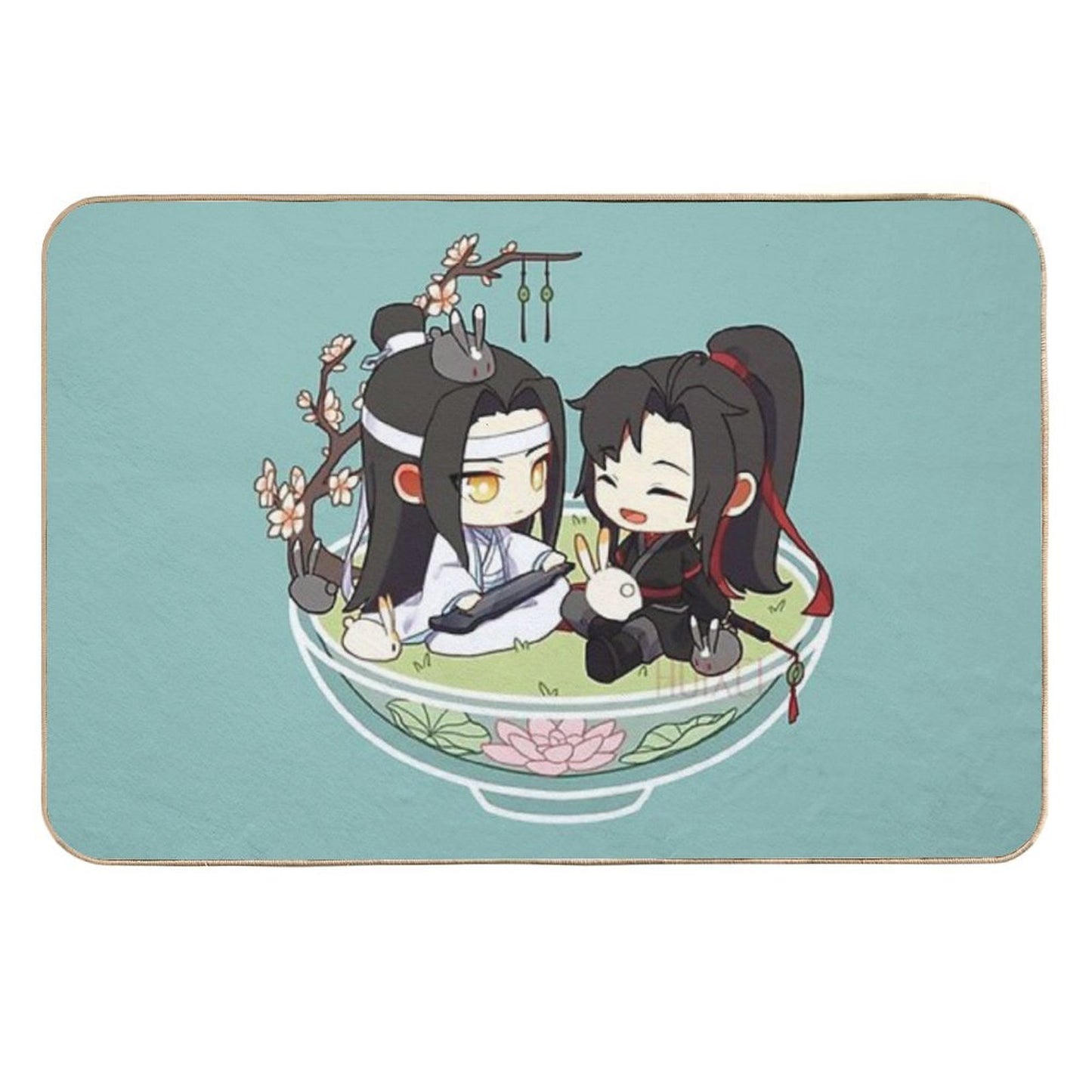 TheUNTAMED.BOWL.OF.WANGXIAN  Rapid-Drying Bath Mat