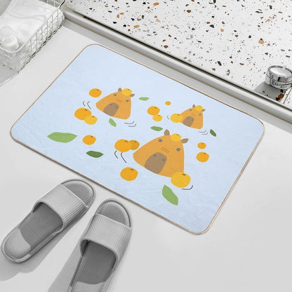 Capybara Bath Wiht Yuzu  Eco-Friendly Bath Mat