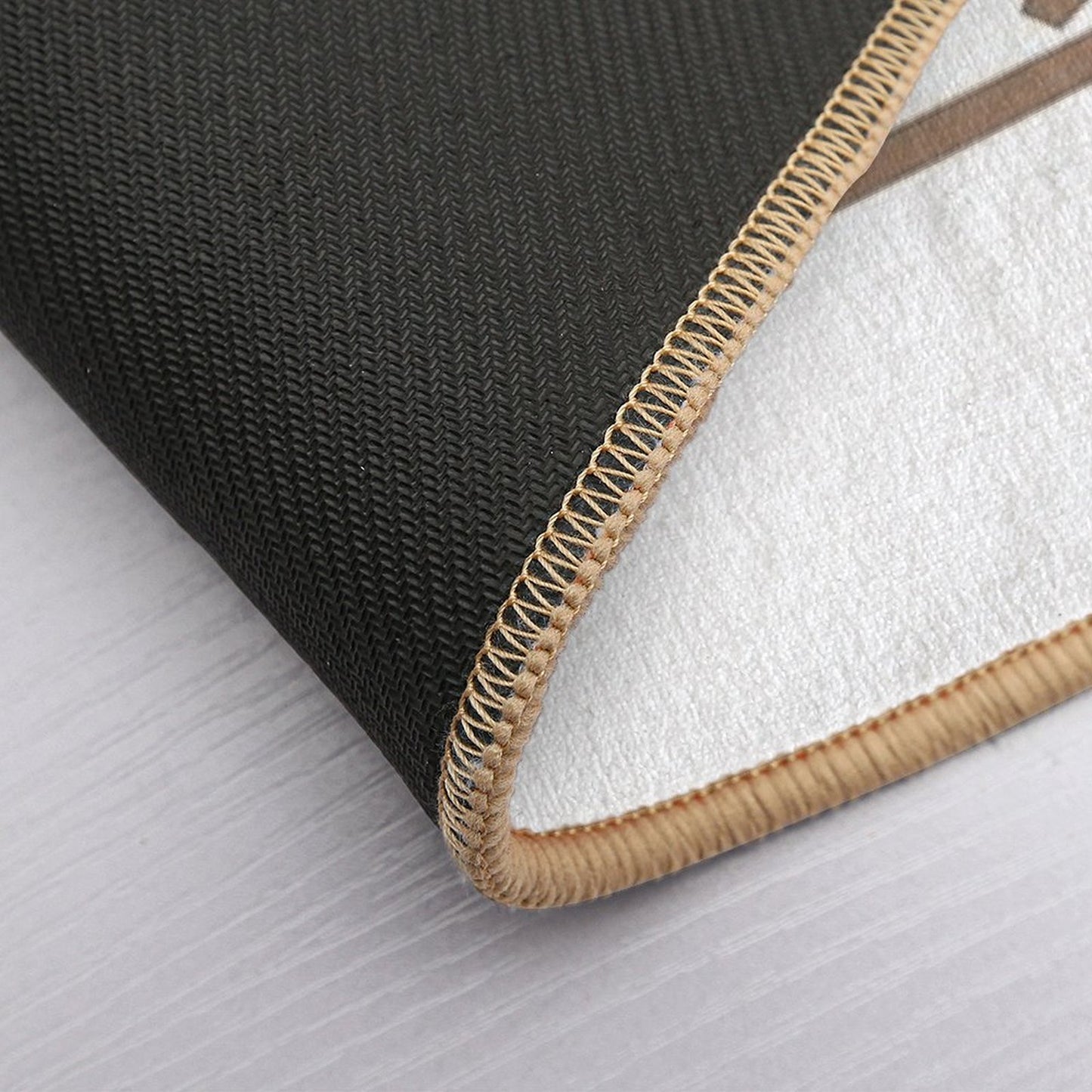 Tan Palms  Odorless Bath Mat