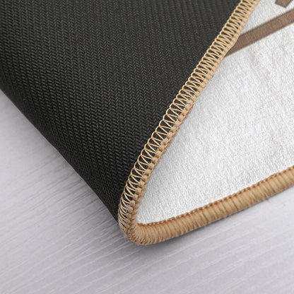 Tan Palms  Odorless Bath Mat