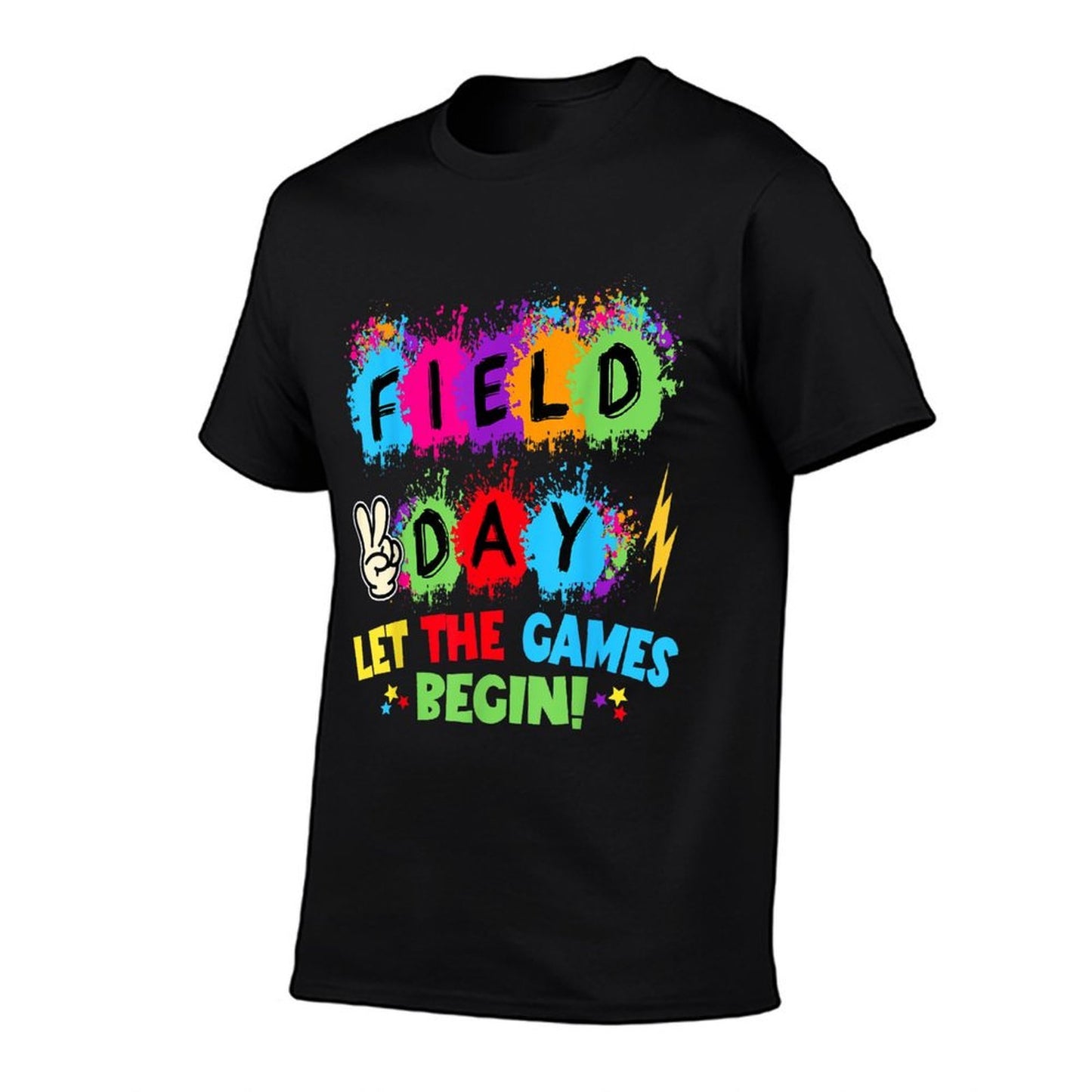 Let The Games Begin Field Day School Teachers Boys Girls Comfortable T-Shirt