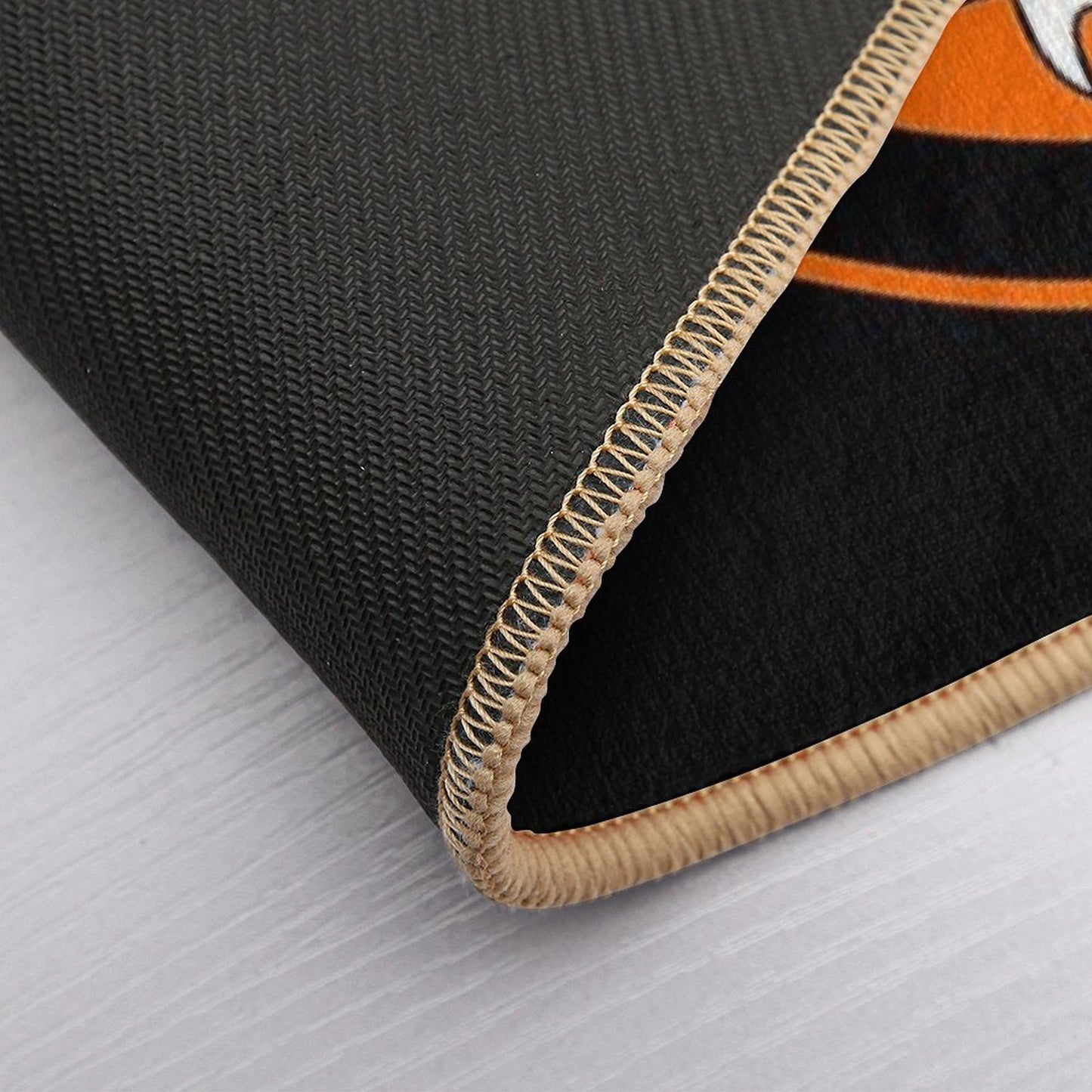 Vintage Halloween Black Cat - Scaredy Cat  Stain-Proof Bath Mat