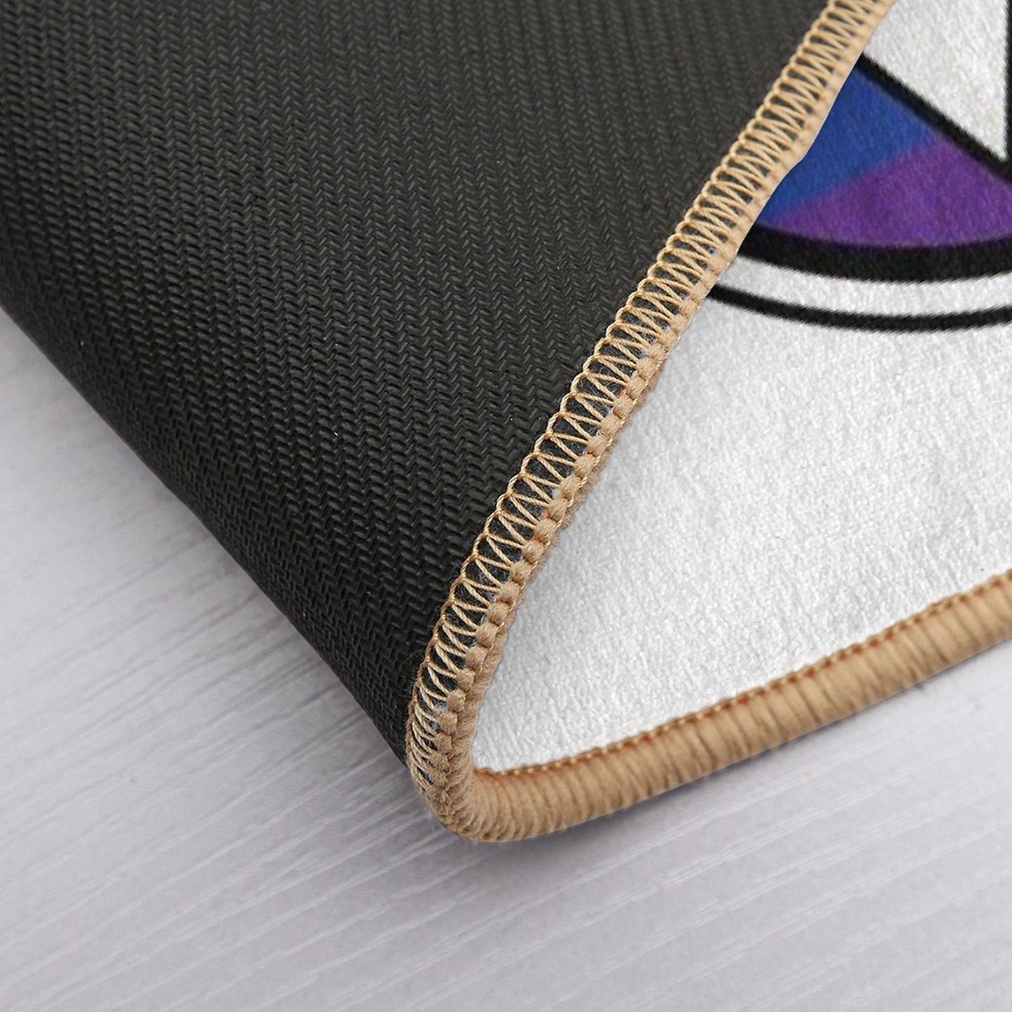 Male Symbols Rainbow  Non-Slip Bath Mat