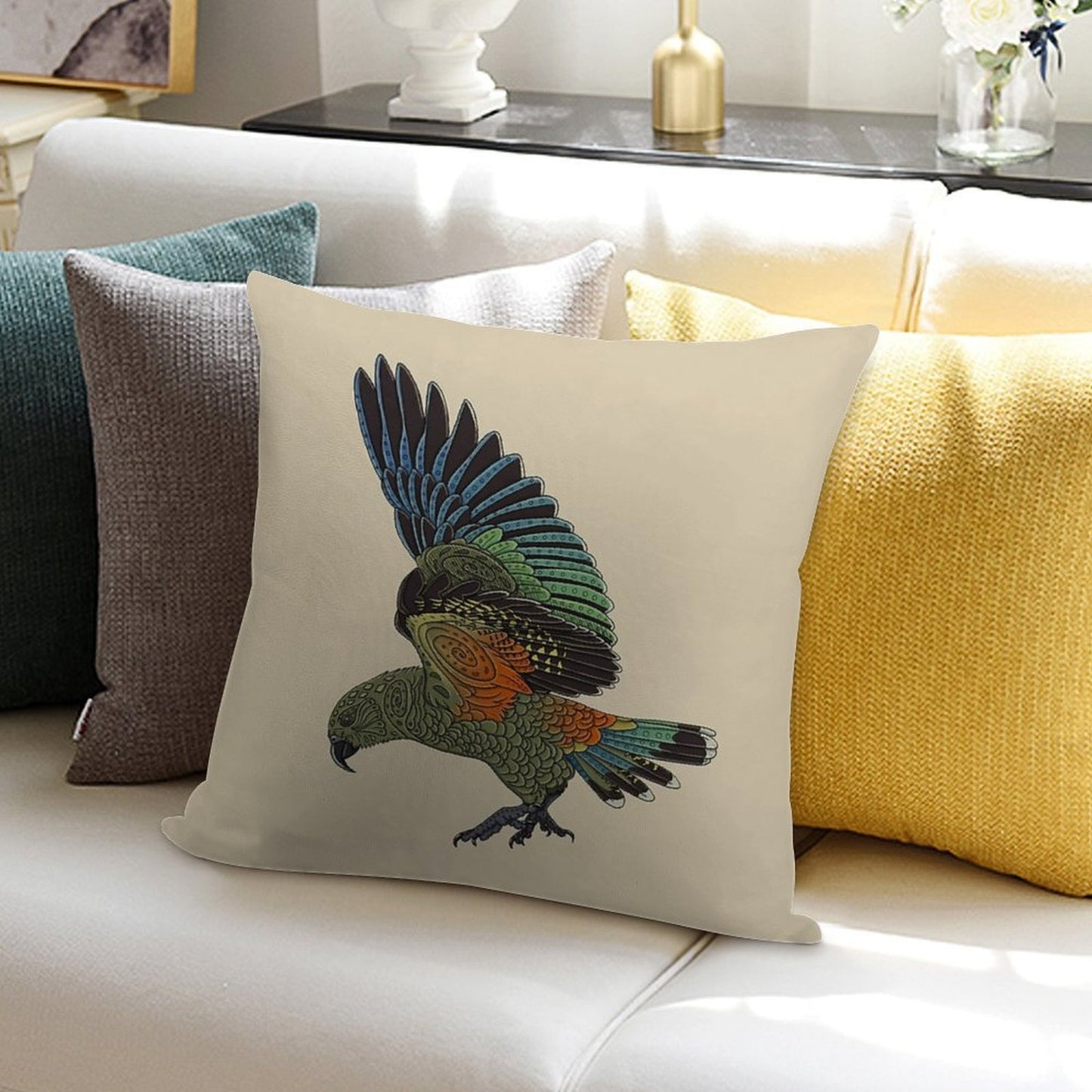 Kea Soft Gift Ready Throw Pillow