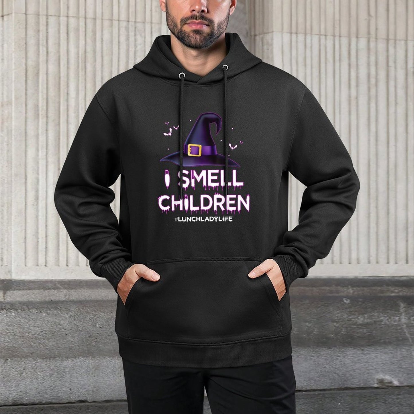 I Smell Children Lunch Lady Life Halloween for Lunch Lady Pilling-Resistant Hoodie