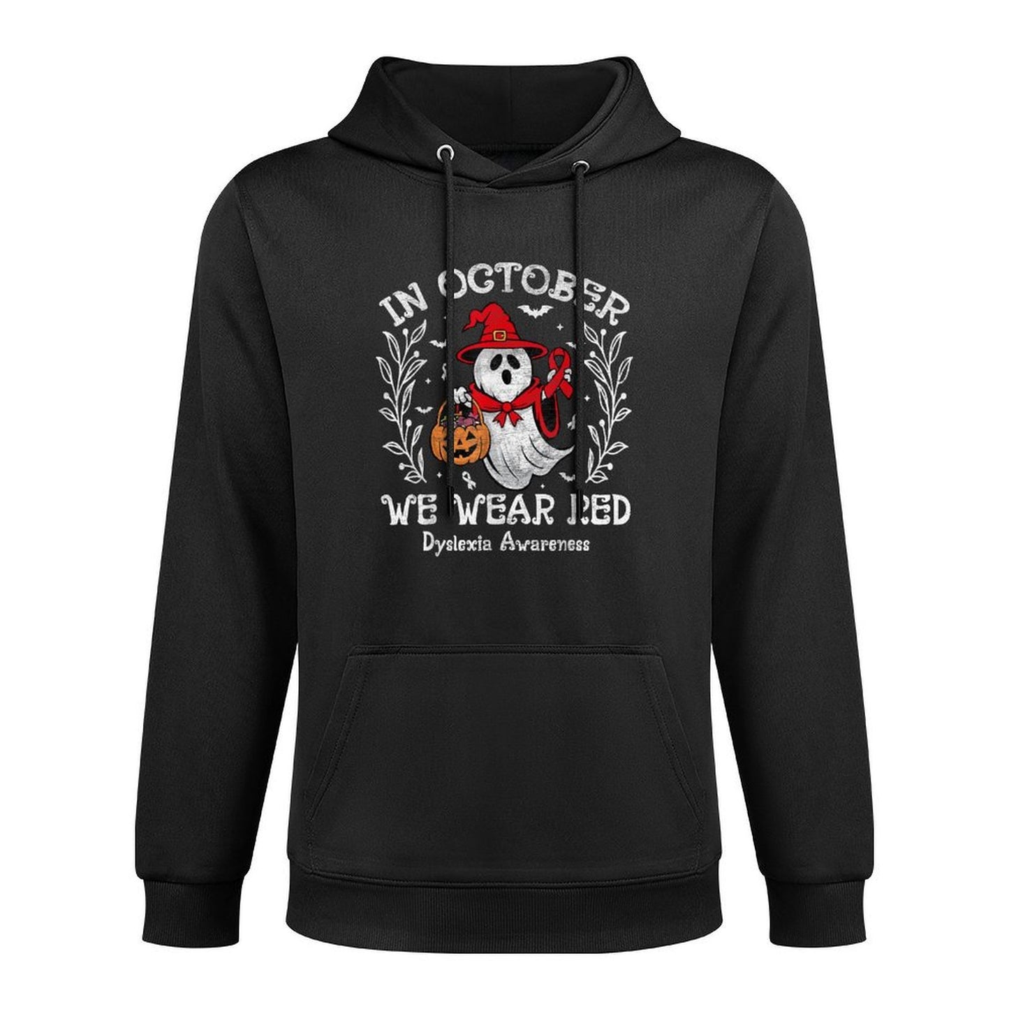 I Wear Red Dyslexia Awareness Month Dyslexia Kids Toddler Shape Retention Hoodie