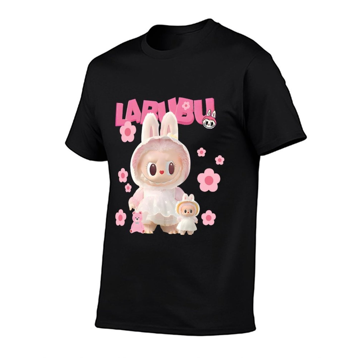 Funny Labubu Lover Cute Labubu The Monsters Pink  Relaxed-fit T-Shirt
