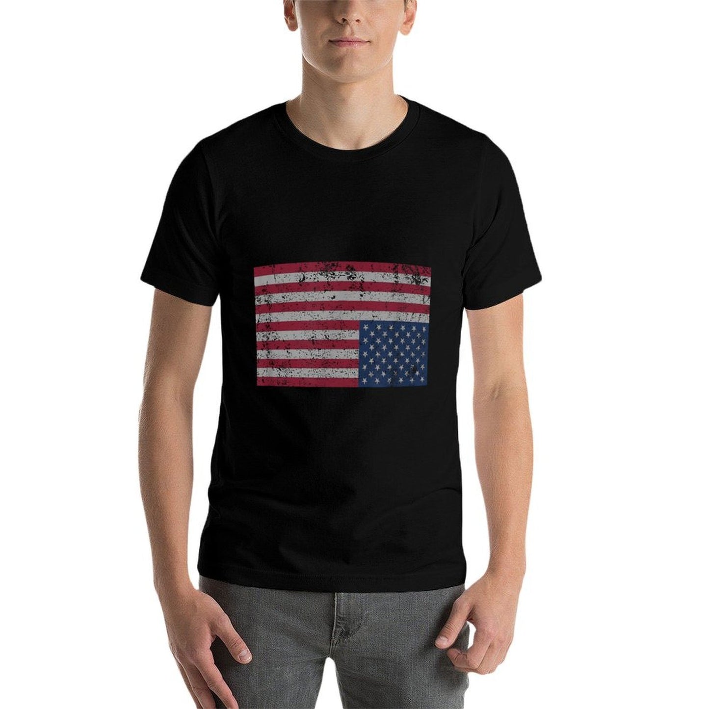 American Distress Upside Down United States USA T  Versatile T-Shirt