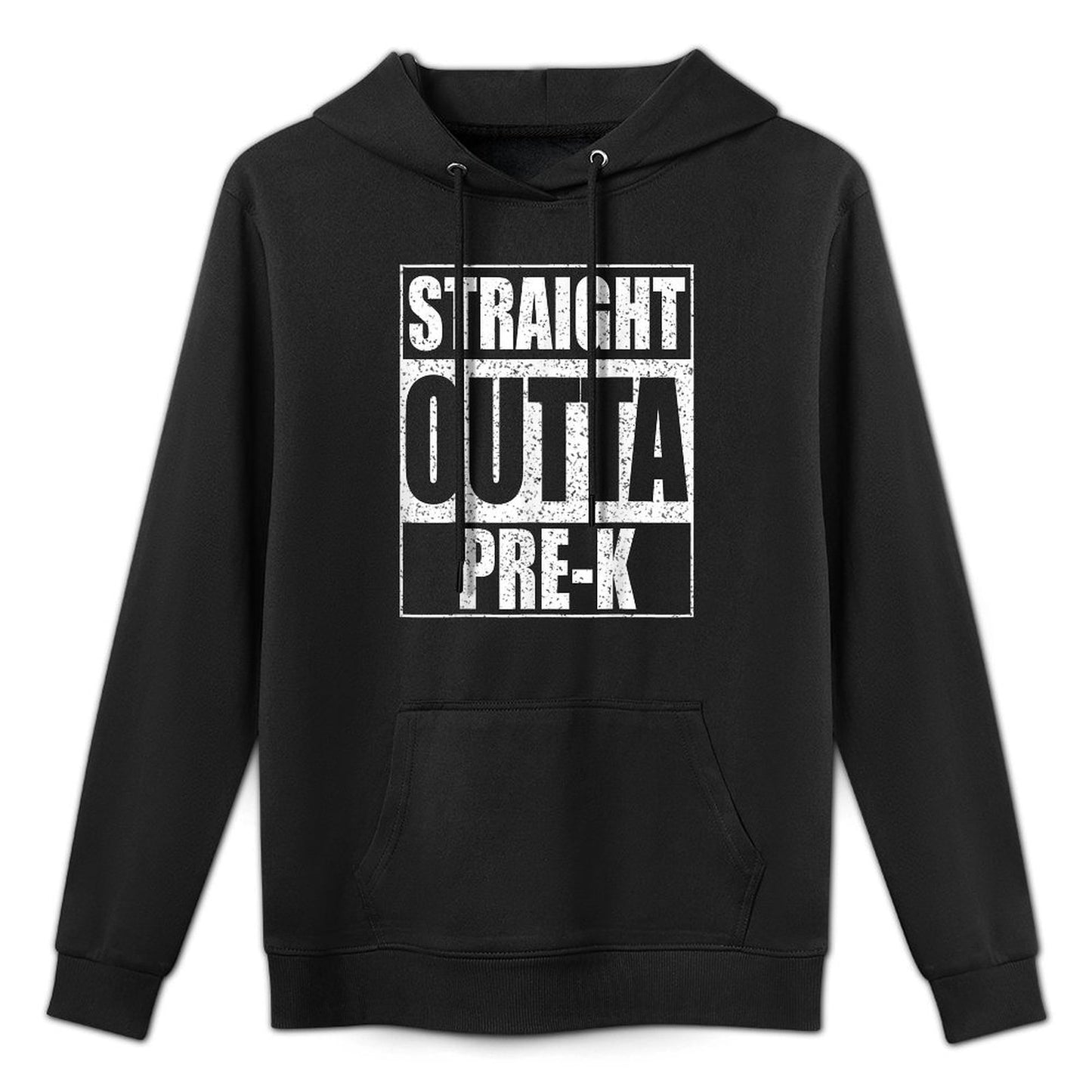 Straight Outta Pre-K Preschool Boy Girl Graduation Cotton-Polyester Blend Hoodie