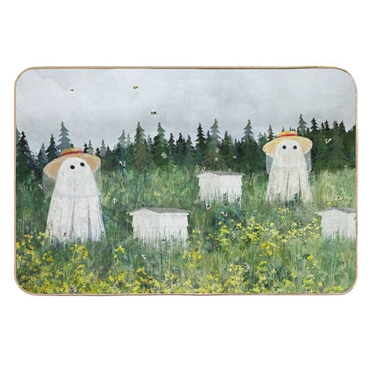 There's Ghosts By The Apiary Again...  Rapid-Drying Bath Mat