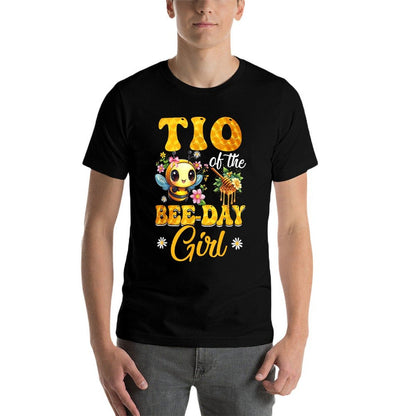 Tio Of The Birthday Girl Bee Family Birthday Party  Moisture-wicking T-Shirt