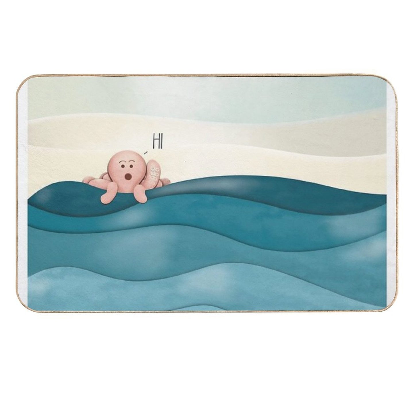 Octopus Pal - Friendly Fun from The Ocean  Eco-Friendly Bath Mat