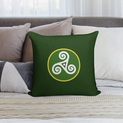 Civilizations Emblems - Celts Soft Short Plush Fabric Throw Pillow