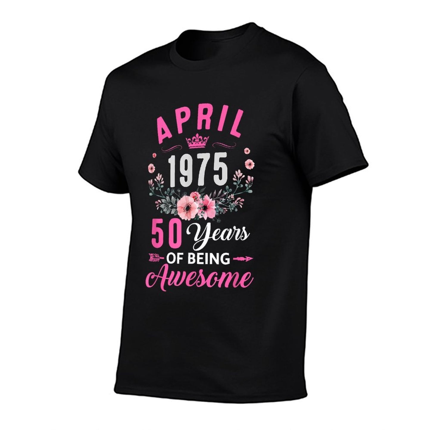 Awesome Since 1975 50 Years Old April 50Th Birthday Women  Lightweight T-Shirt